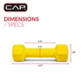 thumbnail image 4 of CAP, 2lb Neoprene Dumbbell, Yellow, Single, 4 of 7