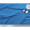 thumbnail image 2 of Soimoi Toile de Velours Feuilles & Bourgeons Imprimé Floral par Yard 58 Pouces de Large, 2 of 3