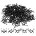 thumbnail image 1 of Unique Bargains Pince à Papier Lettre Enduite en Forme de Lettre Alphabet, Noir, 100 Unités, 1 of 6