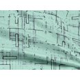 thumbnail image 5 of oneOone Rayon Aquamarine Fabric Geometric Craft Projects Decor Fabric Printed By The Yard 56 Inch Wide-S2, 5 of 5
