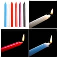 thumbnail image 4 of Hearth & Gear 3pcs Three Colour Taper Candles Cryogenic Candle Taper Candles Dripless Very Little Smog Multifunction And Multiscene For Home Weddings Candle Valentine's Day Present Votive Candle, 4 of 4
