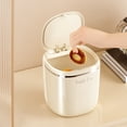 thumbnail image 4 of Small Trash Can Desktop Push-Open Plastic Trash Can Household Desktop Office Trash Can Office Trash Can Mini Trash Can, 4 of 8