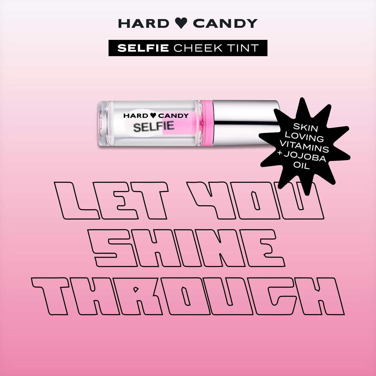 Hard Candy Selfie Teinte pour les Joues, Fard à Joues Flatteur Universel, Transparent