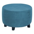 thumbnail image 1 of EIGTHTAIL Ottoman Footrest Covers for Diameter 48-55 Black, 1 of 7