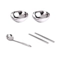 thumbnail image 3 of fastboy Hot Pot Pan Kitchenware Professional Hot Pot Cooker with Glass Lid for Party 28cm, 3 of 9