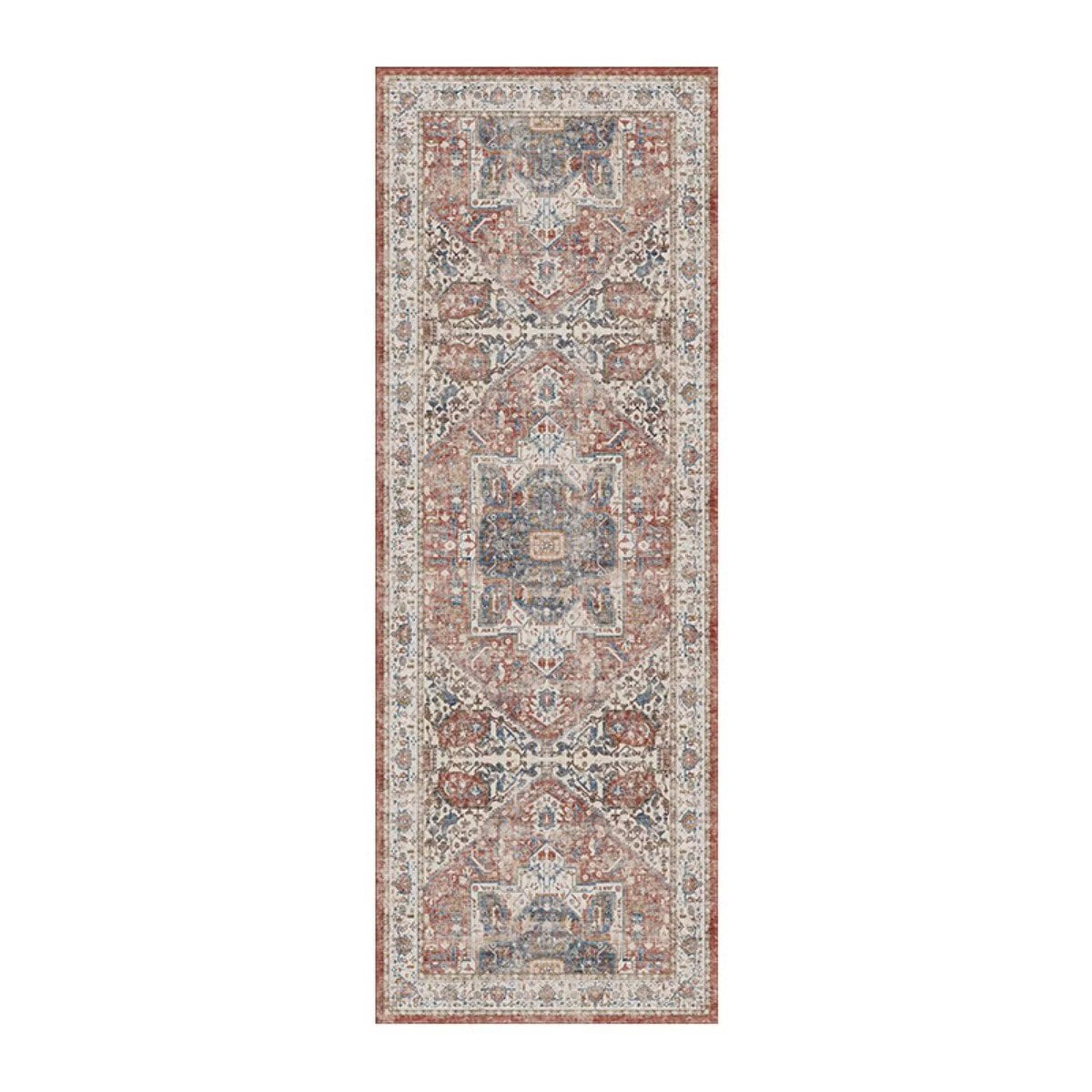 Bohemian Style Modern Carpet Hallway 40*120cm Non-Slip Washable Area Rug, Long Strip Carpet for Kitchen Hallway Laundry Room Bbedroom