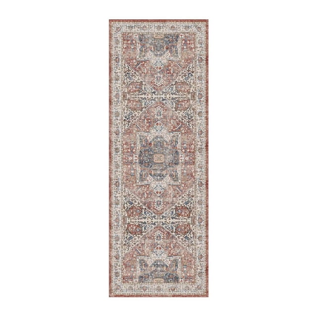 Bohemian Style Modern Carpet Hallway 40*120cm Non-Slip Washable Area Rug, Long Strip Carpet for Kitchen Hallway Laundry Room Bbedroom
