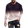 thumbnail image 2 of Meichang T-Shirt à Manches Longues pour Homme Coupe Ajustée, T-Shirts Graphiques pour Hommes Mode Urbaine Imprimé 3D Illusion d'Optique T-Shirts Mode Col Rond Confortable Chemises à Manches Longues pour Homme, 2 of 5