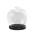 thumbnail image 2 of simhoa Clear Glass Dome Jar Empty Display for Collectibles Keepsakes Tabletop Shelf Black, 2 of 8