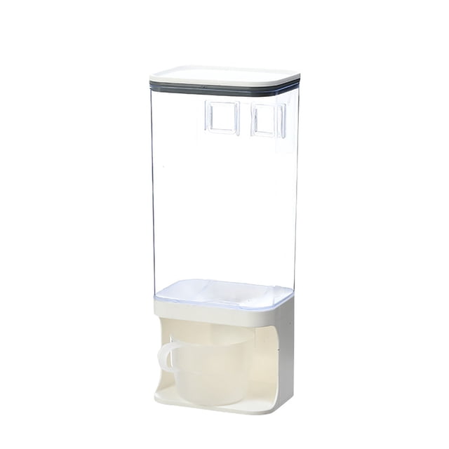 Cereal Dispenser Wall Mounted Dry Food Container Storage Organizer Candy Buffet Containers Set Organization Kitchen Travel Condiment Containers Small Containers for Organizing Food Storage Containers