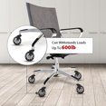 thumbnail image 3 of 5 Pcs Roulette de Chaise 3 Pieds' Universelle Silencieuse Pivotante Roue Roulette de Chaise de Bureau, 3 of 9
