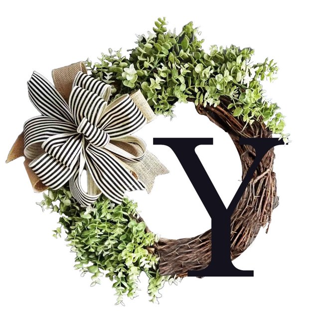 RKSTN Fall Decorations for Home Last Name Year Round Front Door Wreath,Decorative Hanging Plaques In Front Of The Door Decorations