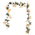 thumbnail image 1 of Fridja 69 Heads Artificial Rose Vine Hanging silk roll Flowers for Wall Decor Rattan, 1 of 3
