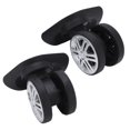 thumbnail image 2 of Roulettes à Bagages, 1 Paire de Roues Pivotantes pour Valise, Roue Pivotante en Plastique Grande Capacité, 2 of 8