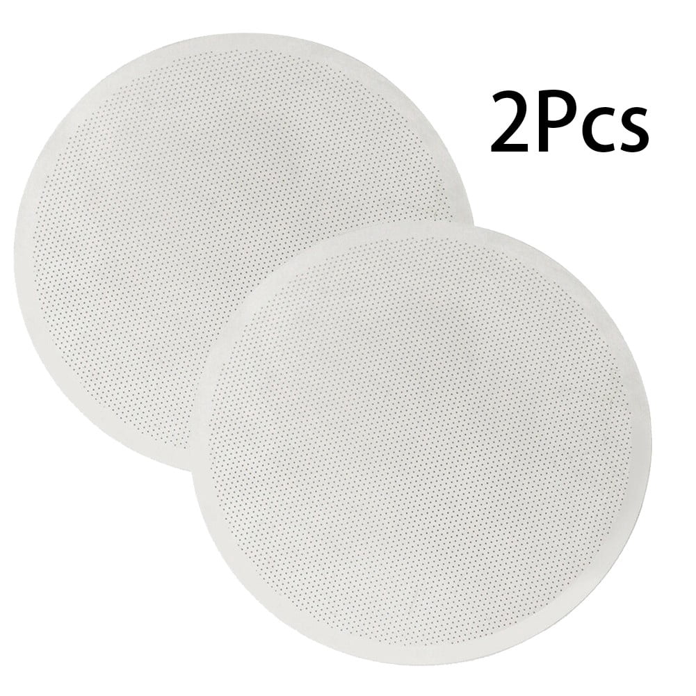 Mosiee 2Pcs Coffee Metal Filter 61Mm Stainless Steel Filter Reusable For Aeropress Dripper Coffee Filters Tools Moka Pot Accessories