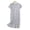 Grey, variant on Women's Plus Size Nightgown Cute Cartoon Print Short Sleeve Cotton Knit Sleepshirt Dress, Sweet Round Neck Loose Homewear by Hontri
