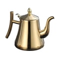 thumbnail image 1 of Théière de Cuisine en Acier Inoxydable Infuseur Cafetière Cuisinière à Induction, 1 of 9