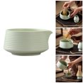 thumbnail image 2 of Bol Matcha Japonais Fait Main avec Bec, Adapté pour Restaurants, Vert, 2 of 9