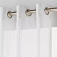 thumbnail image 1 of Bouclair White Gusta Embroidered Curtain 52x84 in (132x213 cm), 1 of 6