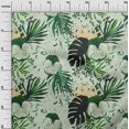 thumbnail image 3 of oneOone Velvet Mint Fabric Tropical Craft Projects Decor Fabric Printed By The Yard 58 Inch Wide, 3 of 5