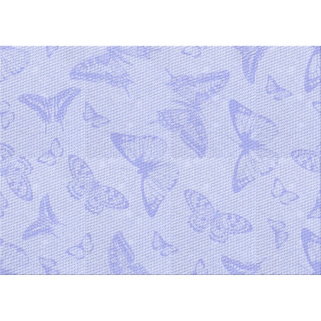 Ahgly Company Tapis d'Intérieur Lavables en Machine Rectangle Bleu Lavande Transitionnel, 2' x 3'