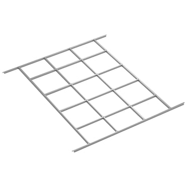 Gymax Base de Plancher en Acier Trousse de Fondation Résistante à la Rouille pour Remise de Rangement 10 Pieds x 7,7 Pieds x 6,4 Pieds