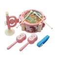 thumbnail image 2 of KTTECTOA Musical Toy Set Hand Pat Drum Rattle Trumpet Early Learning Percussion Instrument for Infants Safe ABS Plastic Newborn Gift for Boys and Girls Clearance Cute Stuff Canada Days, 2 of 6