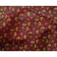 thumbnail image 4 of oneOone Silk Tabby Fabric Leaves & Floral Block Decor Fabric Printed BTY 42 Inch Wide, 4 of 4