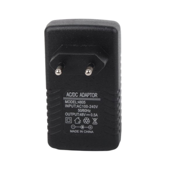 48V 0.5A Wall POE Injector Ethernet Adapter IP Phone/Camera Power Supply