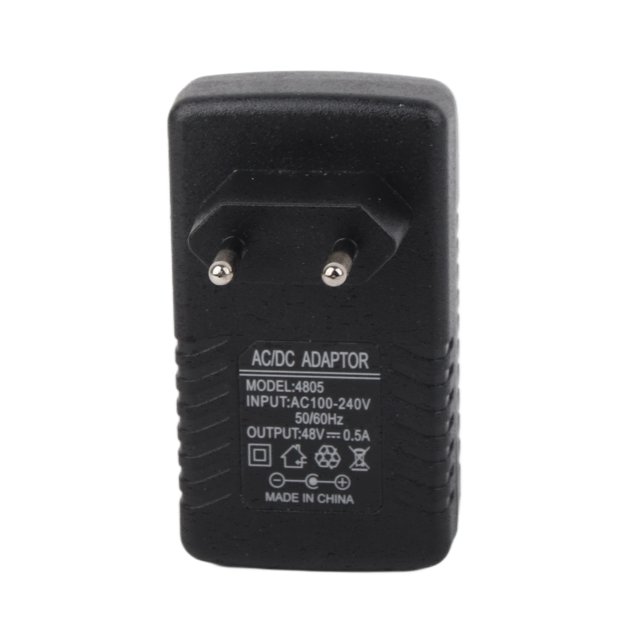 48V 0.5A Wall POE Injector Ethernet Adapter IP Phone/Camera Power Supply