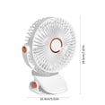 thumbnail image 3 of Rbaofujie Table Fans for Bedroom Usb Electric Fan Portable Electric Fan Bedroom Office Desktop Student Dormitory Fan Mini Clip-On Desktop Plug-In Electric Fan Portable & Battery Powered Fans, 3 of 6