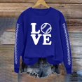 thumbnail image 1 of EQWLJWE Chemises à Manches Longues pour Femmes Décontractées en Solde, Chemises d'Été pour Femmes 2024 Tendance Vacances, Sweat à Capuche Imprimé Col Rond Automne pour Femmes, 1 of 4