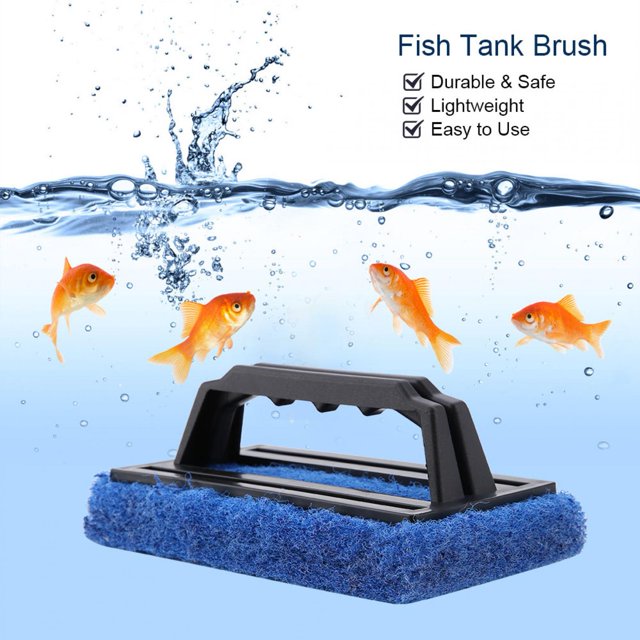 Fish Cleaning Tool, Fish Clean Brush Plastic Glass Cleaner Fish Brush, For Clean Aquatic Plant For Clean Gravel