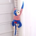 thumbnail image 3 of Blue 28 Inch Plush Monkey Stuffed Animal Long Arm Toy Soft Doll Hanging Decor For Kids Room, 3 of 6