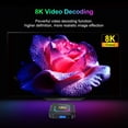 thumbnail image 4 of HK1 RBOX K8 Lecteur Multimédia 4K RK3528 Quadricœur 64 Bits CPU Cortex-A53 Boîtier TV Son Ambiophonique Lecteur Numérique Intelligent pour la Maison Décodeur, 4 of 8