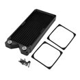 thumbnail image 2 of Computer Heat Sink, 120mm/240mm G1/4 Copper Water Heat Radiator Exchanger With Fittings, Used In PC Water Cooling System, 2 of 8