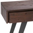 thumbnail image 4 of Allora Table Console Contemporaine en Brun Charbon Vieilli, 4 of 5
