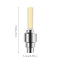 thumbnail image 5 of SSZMDLB Feux de Pneu de Vélo, Lumières de Roue Clignotantes pour Night Riding, Matériau PC Haute Résistance, Installation Facile, Batterie Longue Durée, Accessoires de Sécurité pour Bicyclettes et Équipement de Cyclisme, 5 of 5