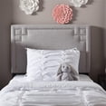 thumbnail image 2 of Bowery Hill Modern Upholstered Twin Headboard in Grayish Beige, 2 of 4