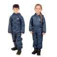 thumbnail image 4 of Trespass Kids Dripdrop Rain Suit Navy Blue 6/12, 4 of 6