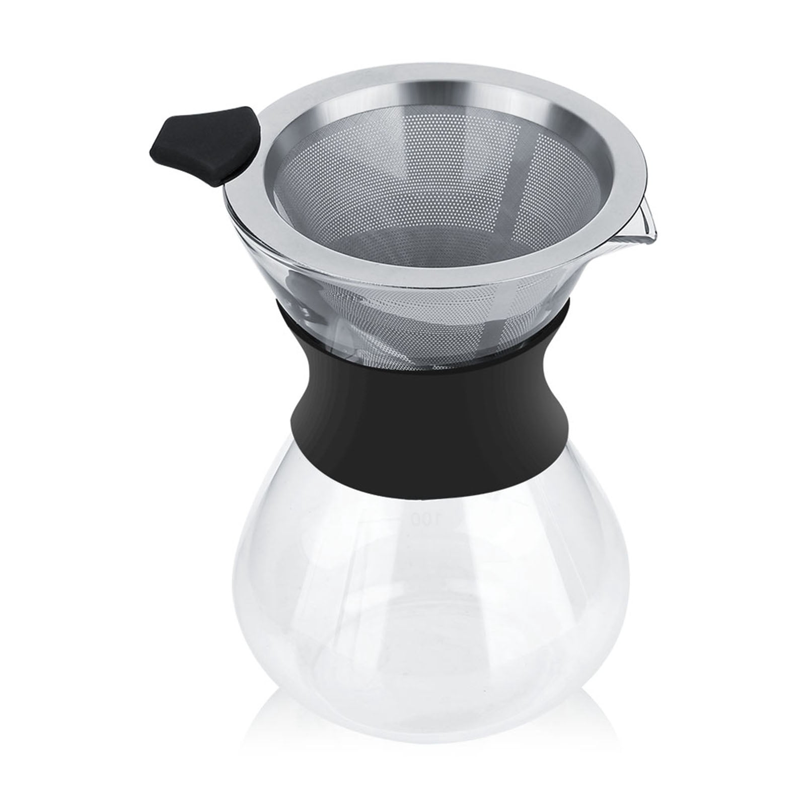 Solomi Manual coffee maker - Pour Over manual coffee maker with 400ml stainless steel filter