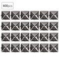 thumbnail image 1 of Herwey Square Rivet, 400 Sets 4MM-7MM DIY Leathercraft Spike Rivets Square Spike Studs Bags Shoes Belt Accessories, Square Spike Rivets, 1 of 7