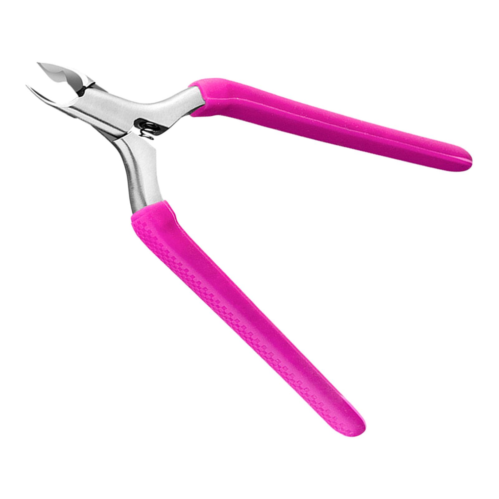 lionlar Outil Professionnel de Soin des Ongles en Acier Inoxydable Rose