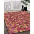 thumbnail image 3 of Ahgly Company Machine Washable Indoor Rectangle Transitional Crimson Red Area Rugs, 4' x 6', 3 of 7