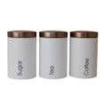 thumbnail image 4 of 3 Pcs Boîtes à Café et à Sucre Galvanisées Rangement Sec pour Cuisine, 4 of 7