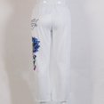 thumbnail image 5 of Pantalon Grand Extensible pour Femmes Mélange Coton Bas Imprimé Taro, 5 of 5