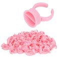 thumbnail image 2 of 1000pcs Tattoo Ink Ring Cups Disposable Pigment Holder Adjustable Eyelash Grafting ToolL 1, 2 of 14