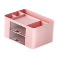 thumbnail image 4 of veasfak Organizer Pencil Storage Box with Drawers Multifunctional for Home Decor Desktop Pink, 4 of 9