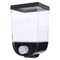 thumbnail image 2 of 1PC Blue Juice Cereal Dispenser Countertop Cereal Containers Storage 1.5L /1LOrganization And Storage Containers For Kitchen Dry Food Dispenser For Rice Grains Snack Oatmeal Pet Food Black, 2 of 6