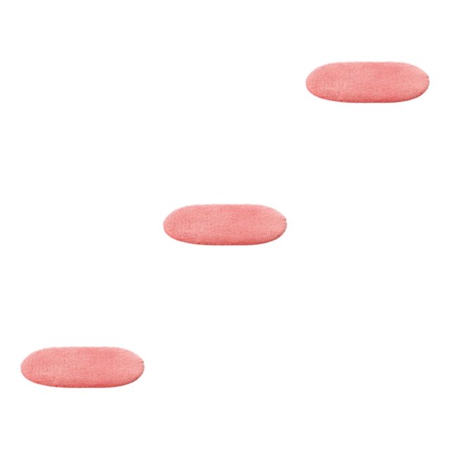 Baohd Soft And Stylish Bath Mat Non-slip And Easy To Clean Any Room Polyester Bathroom Carpet Bathroom Rugs Floor Rug watermelon red 3Set